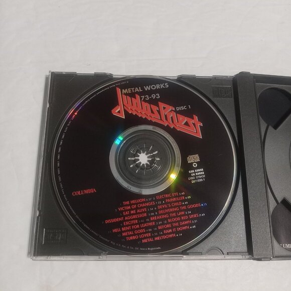 Judas Priest Metal Works 73-93 2 Disc CD Set 1993 - Picture 4 of 7